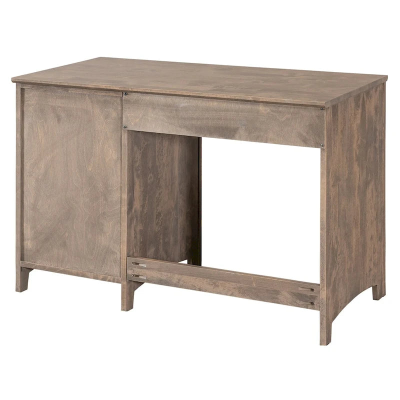 Bureau à domicile en aulne massif, quatre tiroirs, finition appliquée à la main
