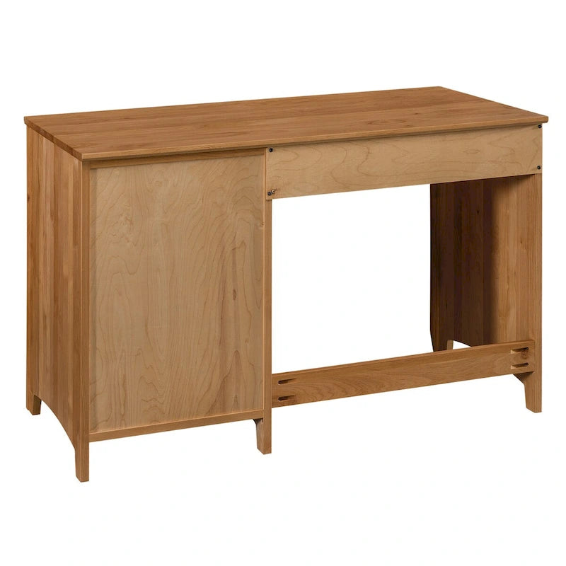 Bureau à domicile en aulne massif, quatre tiroirs, finition appliquée à la main