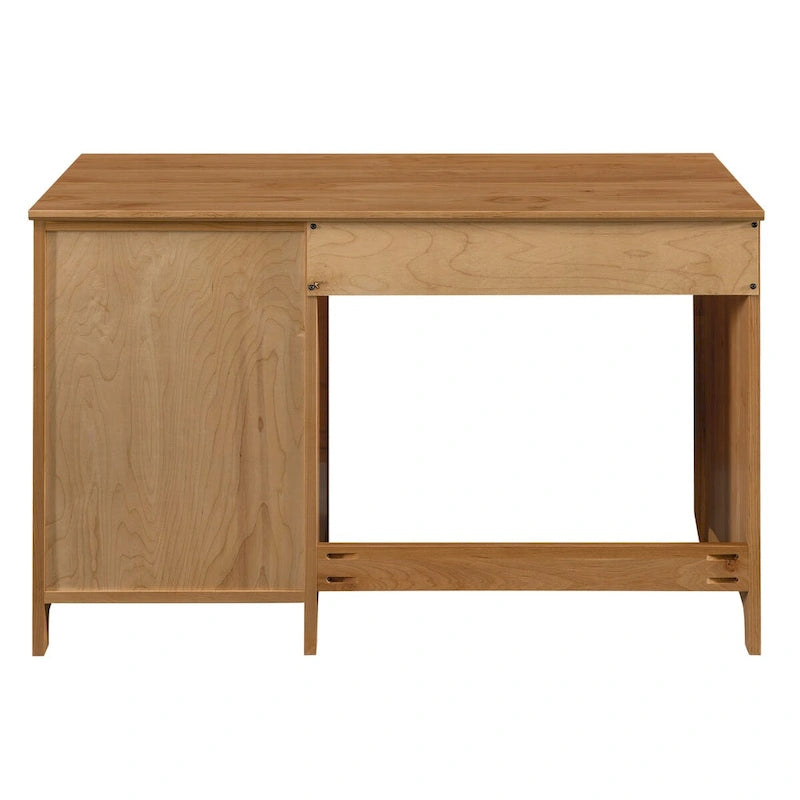 Bureau à domicile en aulne massif, quatre tiroirs, finition appliquée à la main