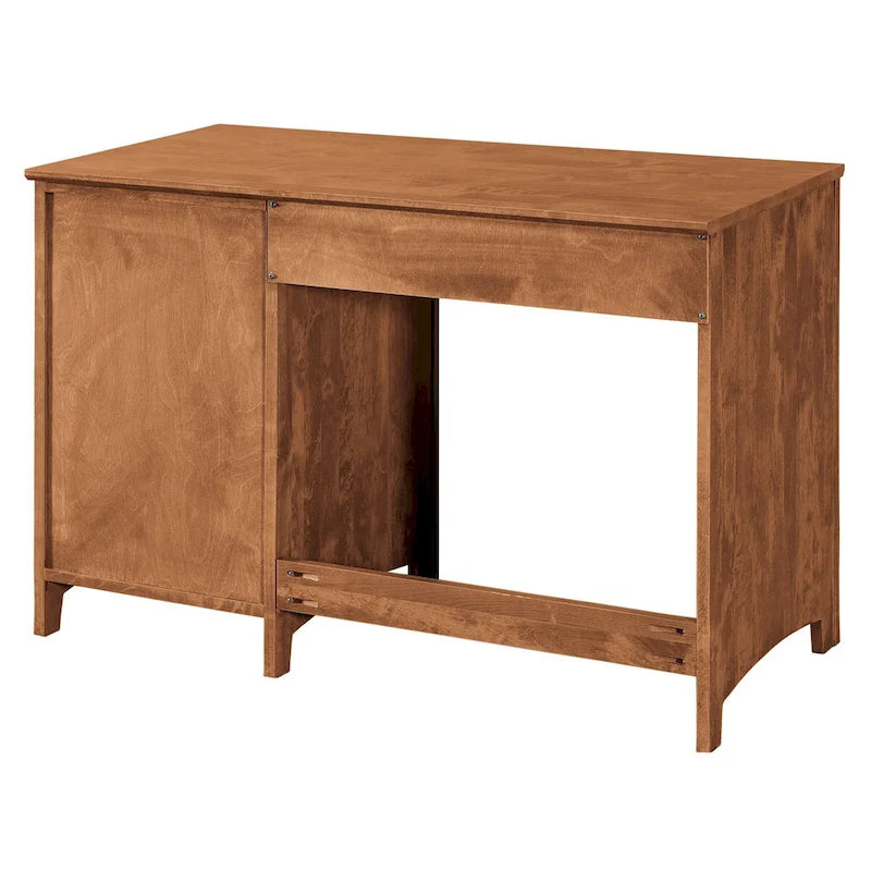 Bureau à domicile en aulne massif, quatre tiroirs, finition appliquée à la main